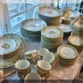 P13. Louis Lourioux "Le Faune" china set. 